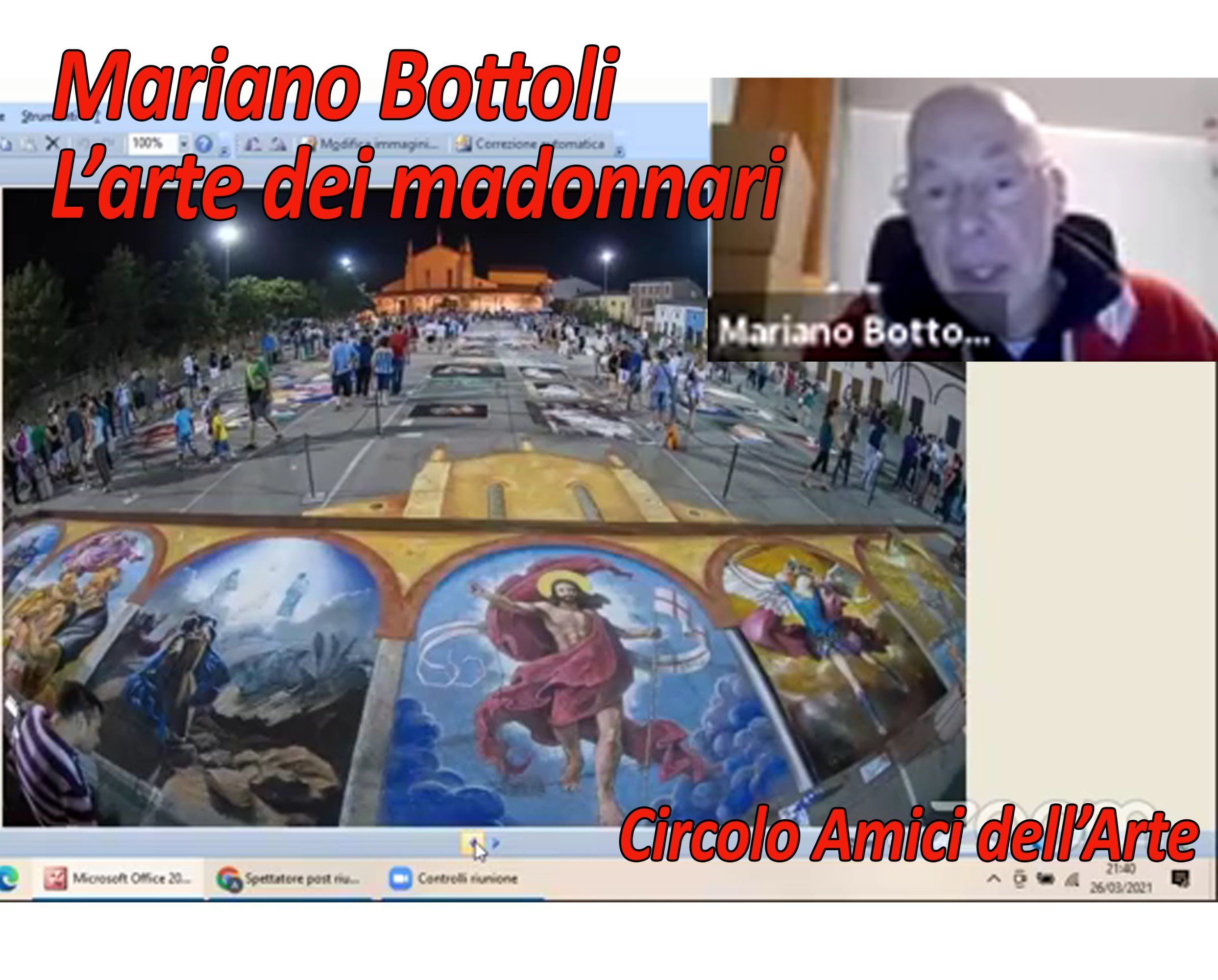 Scopri di più sull'articolo L’ARTE DEI MADONNARI – MARIANO BOTTOLI