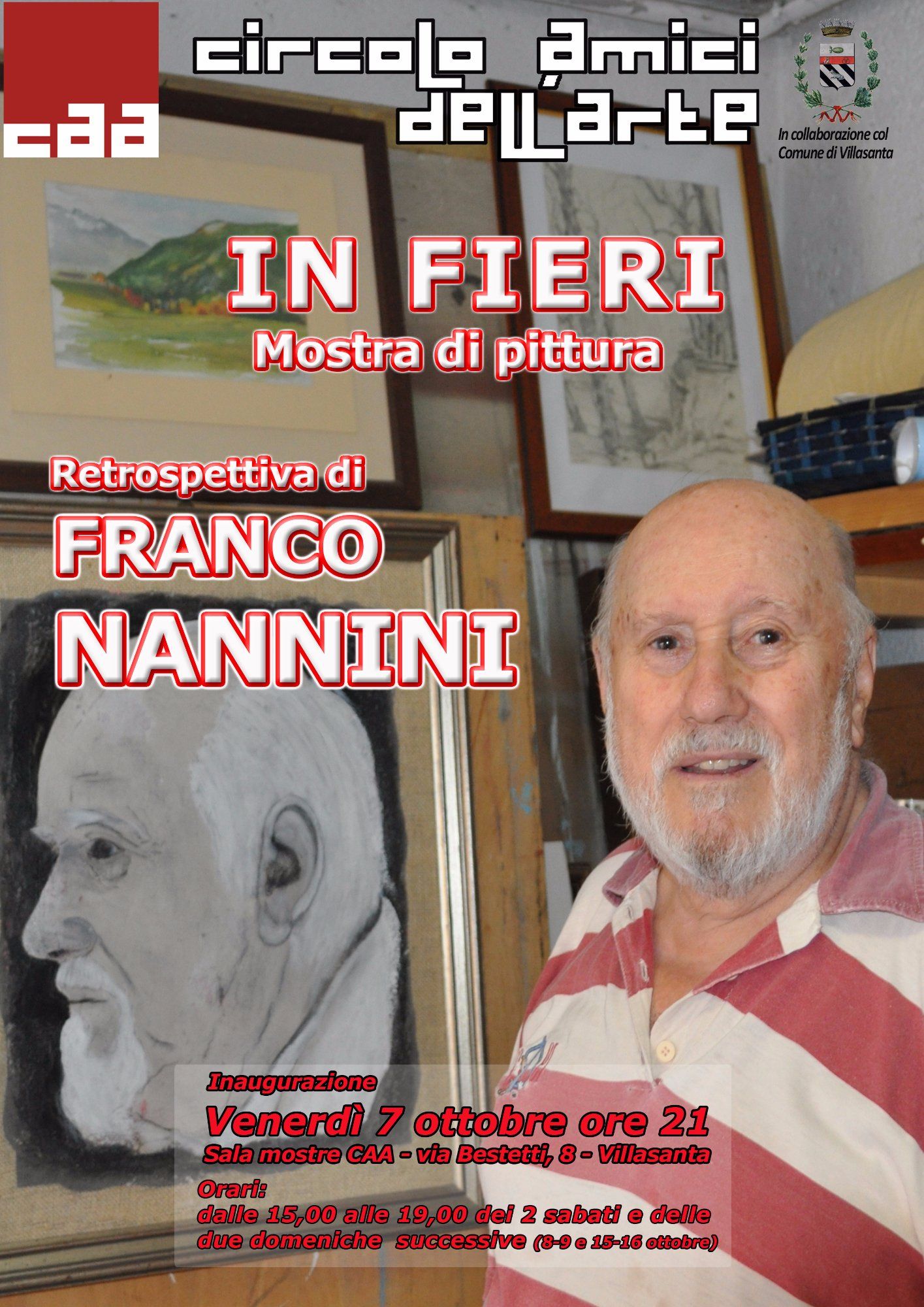 Scopri di più sull'articolo FRANCO NANNINI IN MOSTRA AL CIRCOLO AMICI DELL’ARTE