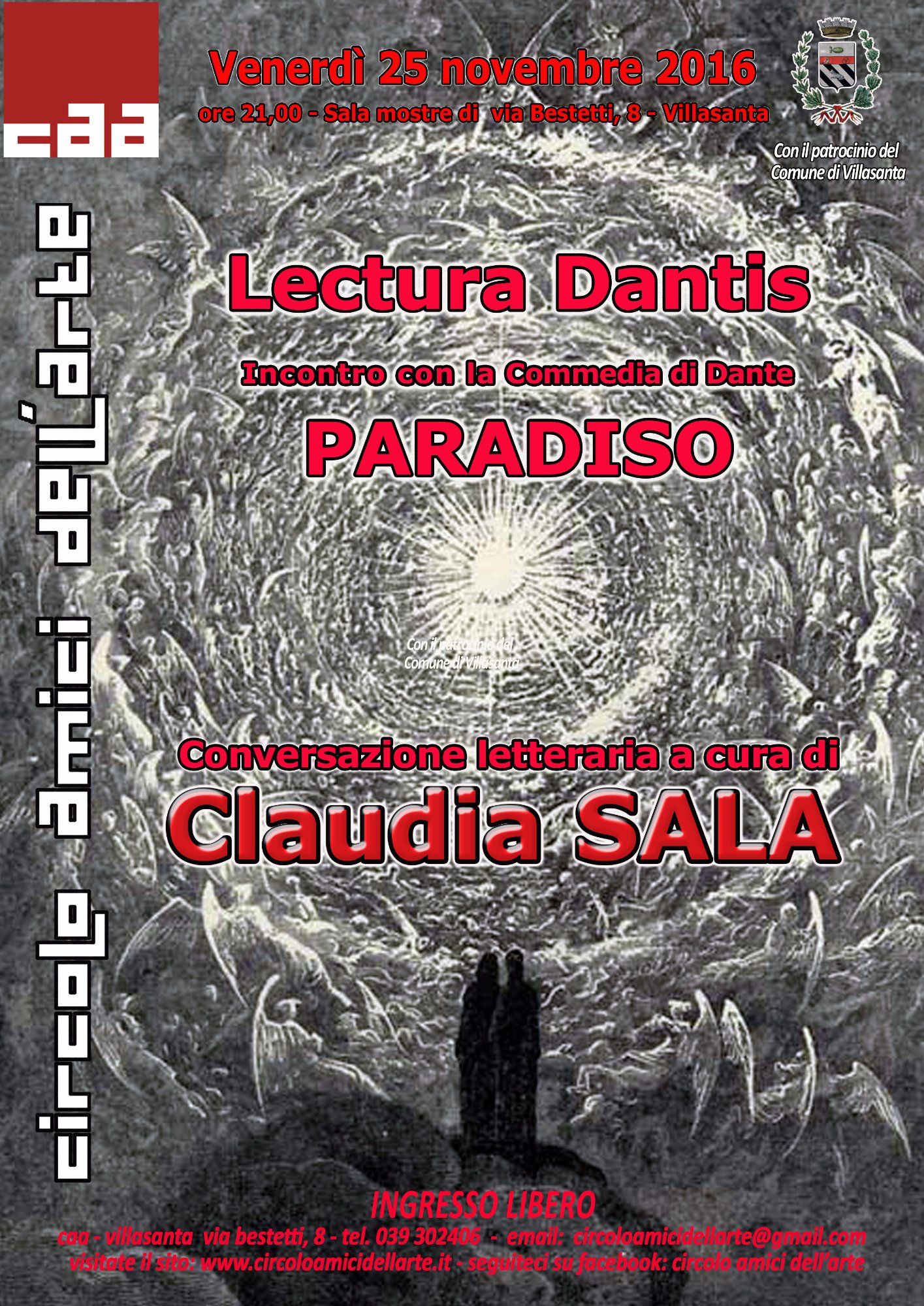 Scopri di più sull'articolo PARADISO – LECTURA DANTIS