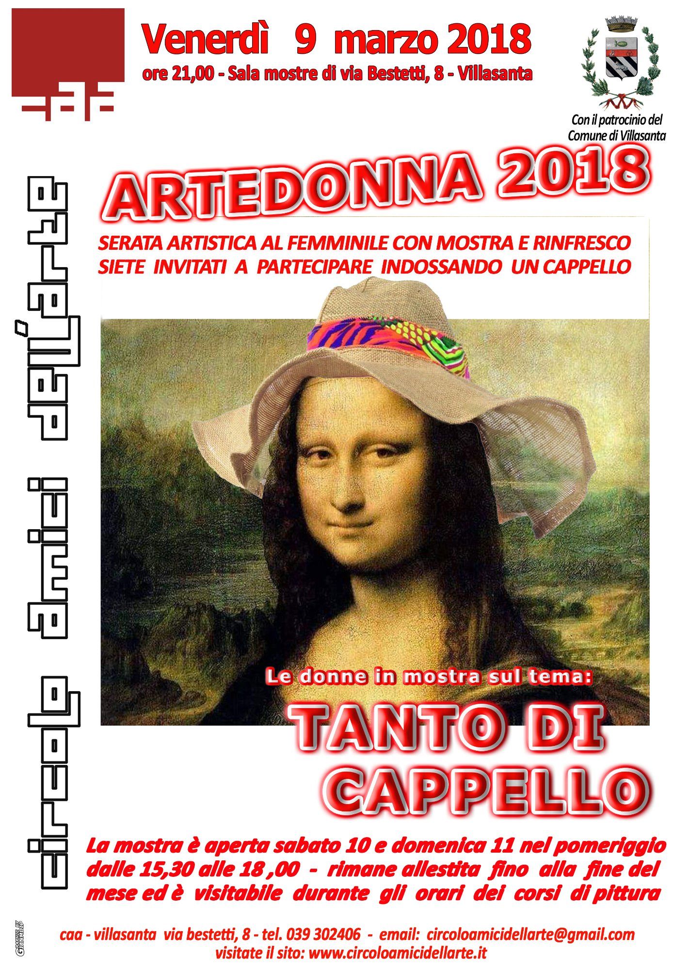 Scopri di più sull'articolo CONTINUA LA MOSTRA “TANTO DI CAPPELLO”