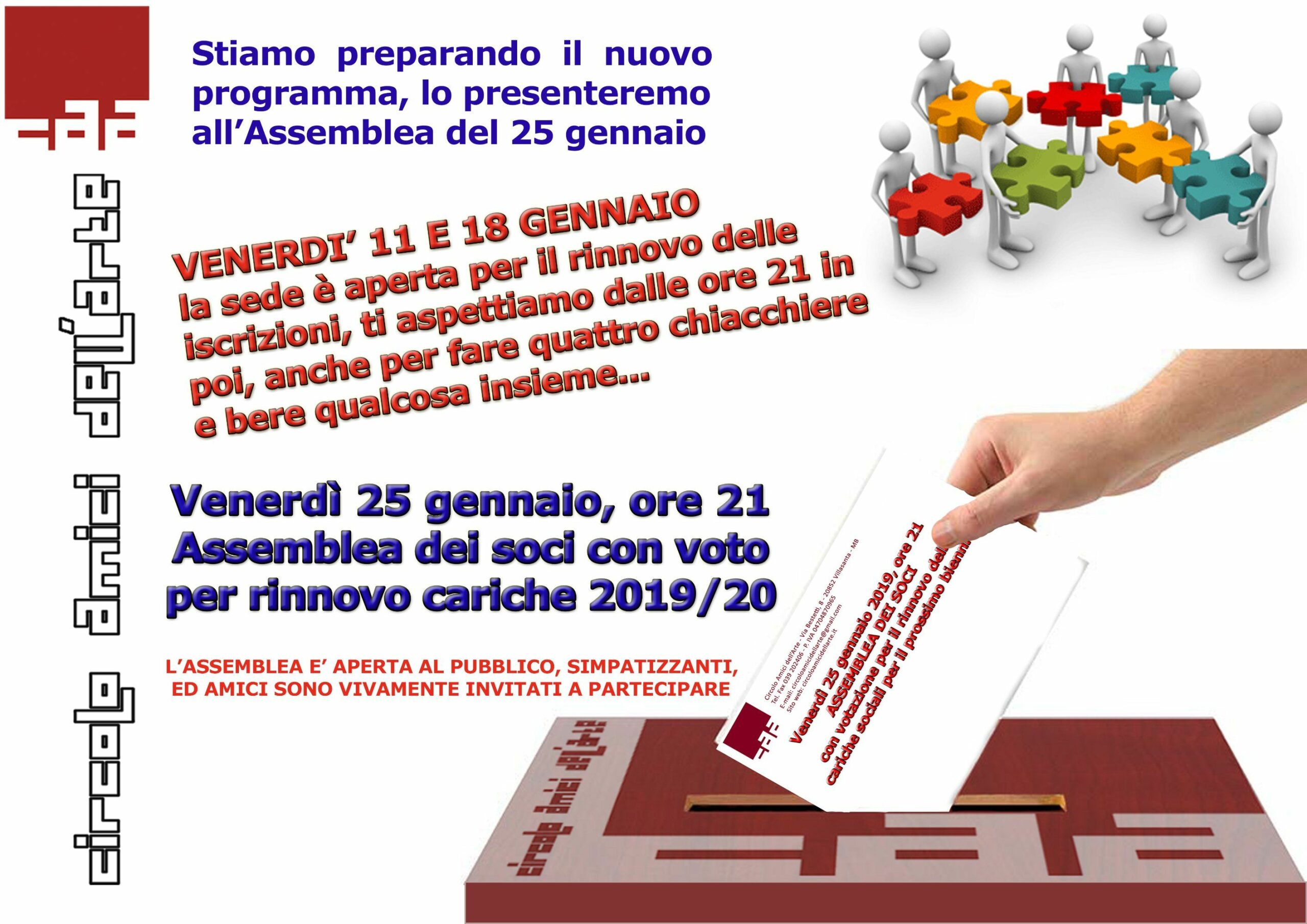 Scopri di più sull'articolo ASSEMBLEA DEI SOCI anno 2019